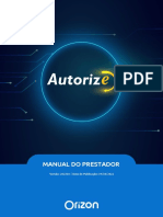 Manual Do Usuário Autorize - Visão Prestador