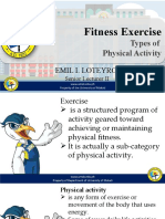 Fitness Exercise: Types of Physical Activity