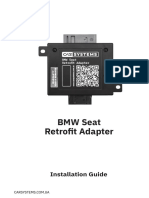 BMW Seat Retrofit Adapter Manual