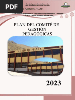 Plan de Comite de Gestión Pedagógica