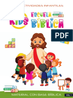 Kit de Actividades Infantiles: Material Con Base Bíblica