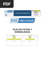 Plan Fatiga y Somnolencia