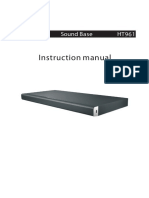 Instruction Manual: Sound Base Ht961