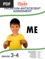 Pronoun Antecedent Agreement Qua2gt