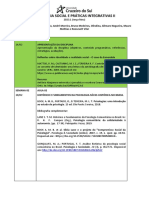 CRONOGRAMA - PSICOLOGIA SOCIAL II 2023.1 Terça Feira