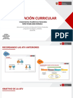 Organización Curricular: RVM Nº188-2020-MINEDU Lineamientos Académicos Generales