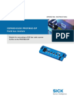 CDF600-0100 PROFIBUS-DP Field Bus Module: Module For Connecting A SICK Bar Code Scanner CLV6xx To The PROFIBUS-DP