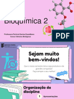 Aula 1 Bioquímica 2 Bio211