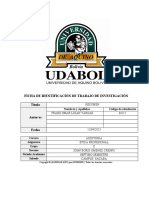 Ficha de Identificación de Trabajo de Investigación Título Autor/es Fecha