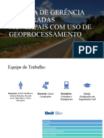 Slide Estradas e Transportes