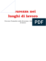 Percorso Formativo Sulla Sicurezza e Salute Nei Luoghi Di Lavoro