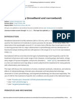 UVB Phototherapy (Broadband and Narrowband)