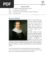 Informe 01/ 2023: Hugo Grocio (1583-1645)