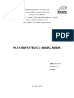 Plan Estrategico de Social Media