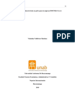 Estudio de Proveeduría de Leche en Polvo para La Empresa INDUNILO S.A.S