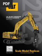 Scale Model Replicas: CAT 395 Next Generation Hydraulic Excavator