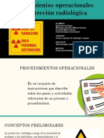 Procedimientos Operacionales de Protección Radiológica