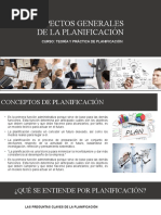 Aspectos Generales de La Planificación