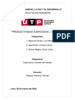 "Productividad Ejercicios - Grupo 3": "Año de La Unidad, La Paz Y El Desarrollo"