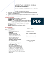 A Detailed Lesson Plan in Science General CHEMISTRY 2 (Grade 12)