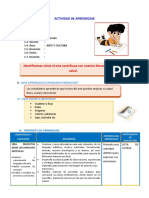 E1 A5 SESION ARTE Identificamos Cómo El Arte Contribuye Con Nuestro Bienestar A Nuestra Salud.