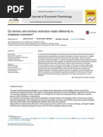 Kuvaas2017 Do Intrinsic and Extrinsic Motivation Relate Differently To Español