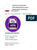 Act. 3.3. - Exposición Eq. 7 Normas APA - Gael García Rubio