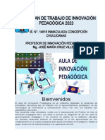 Plan de Trabnajo Innovación Pedagógica