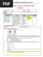 Tutoria-Nos Cuidan y Nos Cuidamos Del Peligro