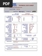 Technical Data Sheet: Three-Phase Asynchronous Motor