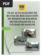 Plan de Rutas de Recoleccion de Residuos Solidos Municipales