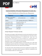 Strategic MGT VS Strategic Leadership