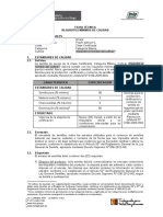 Ficha Técnica Requisitos Mínimos de Calidad 1. Datos Generales