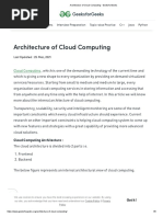 Architecture of Cloud Computing1