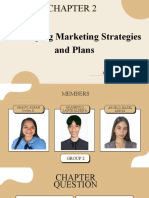 Developing Marketing Strategies and Plans