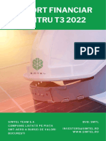 Raport Financiar T3 2022