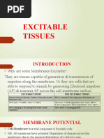 2022 Set-EXCITABLE TISSUES Membrane Potential & Neurons