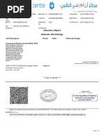 Laboratory Report Molecular Microbiology: Test Description Result Units Reference Range