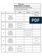 12th CET Theory Test Timetable