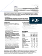 Cementos Pacasmayo S.A.A. Y Subsidiarias: Fundamento de Clasificación de Riesgo