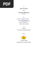 Soc System On Chip Seminar