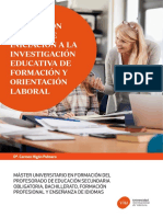 Innovación Docente E Iniciación A La Investigación Educativa de Formación Y Orientación Laboral