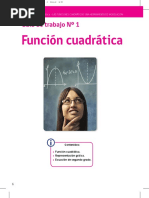 Función Cuadrática: Guía de Trabajo #1