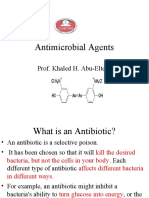 Antimicrobial Agents: Prof. Khaled H. Abu-Elteen