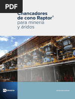 Chancadores de Cono Raptor: para Minería y Áridos