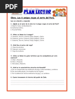 Plan Lector: Obra: Los 6 Amigos Viajan Al Norte Del Perú