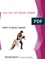 History of Social Dance