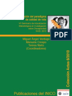 VII Seminario de Actualización Metodológica en Investigación Sobre Discapacidad SAID, 2010