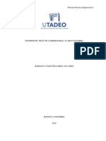 Informe de Practica Claro - Mariana Mesa Alvarez