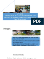 (Taska) : UFD 1008 Management of Early Childhood Care and EDUCATION/Pengurusan Pengasuhan Dan Didikan Awal Kanak-Kanak